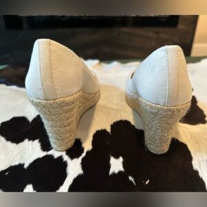 J.Crew Canvas Espadrille Wedges